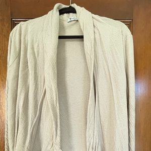 T by Alexander Wang Open Front Draped Cardigan